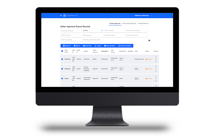 auto-approve-monitor Automatically approve orders with ClassWallet