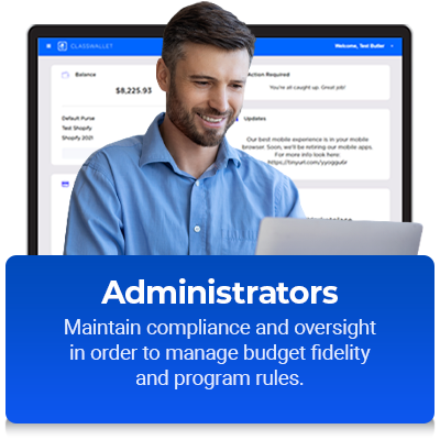 admin-user-scholarships ClassWallet Scholarship Administrator